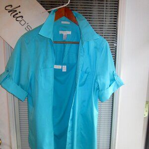 Chico;s Blouse/Cami sz 2